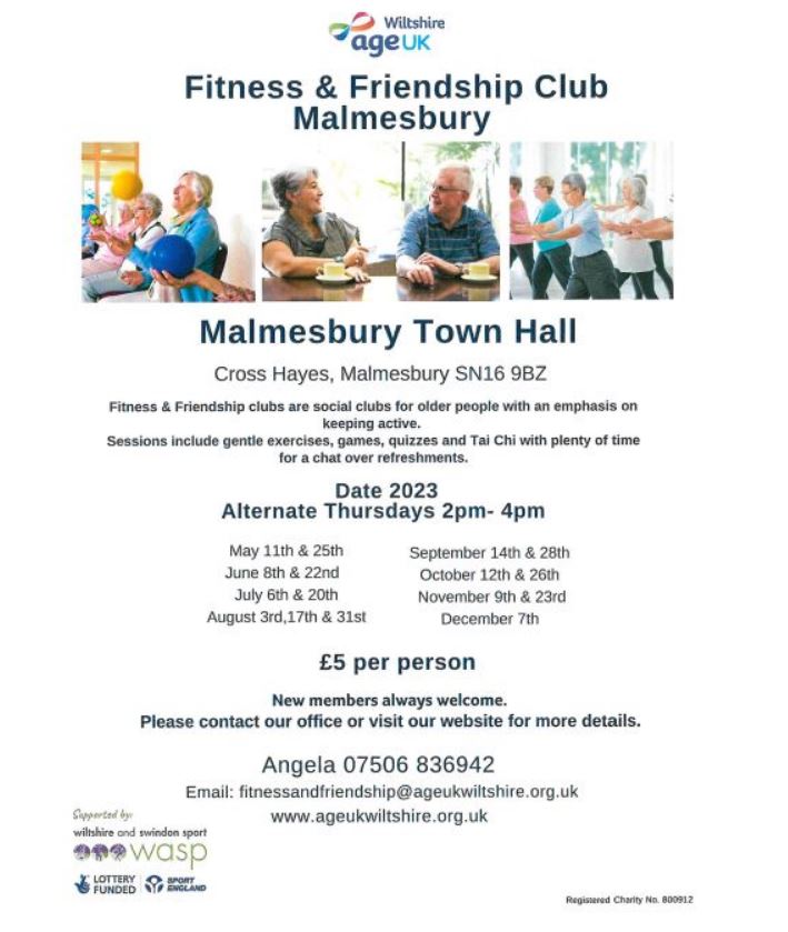 Wiltshire Age - Fitness & Friendship Club Malmesbury 